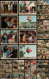 1m0561 LOT OF 64 ENGLISH FRONT OF HOUSE LOBBY CARDS 1960s-1970s scenes from a variety of movies!