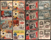 1m0285 LOT OF 16 11x14 MEXICAN LOBBY CARDS 1960s-1980s incomplete sets from a variety of movies!