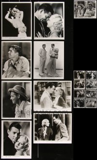 1m0680 LOT OF 17 GABLE & HARLOW REPRO PHOTOS 1980s great images of the legendary Hollywood stars!