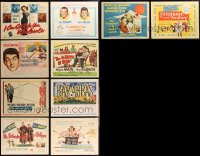 1m0294 LOT OF 10 TITLE CARDS 1940s-1960s great images from a variety of different movies!