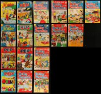 1m0579 LOT OF 17 ARCHIE COMICS COMIC BOOKS 1960s Josie, Betty & Veronica, Pep!