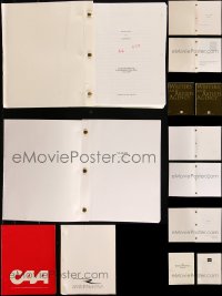 1m0483 LOT OF 7 MOVIE COPY SCRIPTS 1990s-2000s includes non-filmed Zero Game by Brad Meltzer!