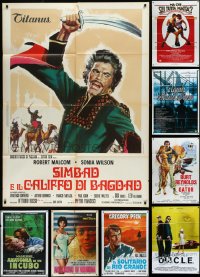 1m0087 LOT OF 10 FOLDED ITALIAN ONE-PANELS 1960s-2010s great images from a variety of movies!