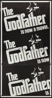1p0790 GODFATHER int'l 3sh 1972 Francis Ford Coppola crime classic, great art by S. Neil Fujita!