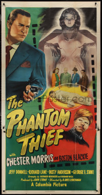 1p0823 PHANTOM THIEF 3sh 1946 Chester Morris as detective Boston Blackie investigates murder, rare!