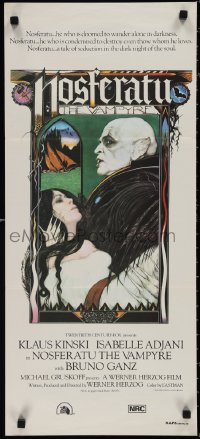 1p1412 NOSFERATU THE VAMPYRE Aust daybill 1979 Kinski, Werner Herzog, classic Palladini vampire art!