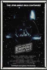 1p1502 EMPIRE STRIKES BACK NSS style advance 1sh 1980 George Lucas classic, Vader in space!