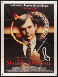 1p0323 OMEN 3 - THE FINAL CONFLICT French 1p 1981 creepy image of Sam Neill as President Damien!