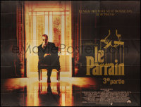 1p0196 GODFATHER PART III French 8p 1990 great image of Al Pacino, directed by Francis Ford Coppola!
