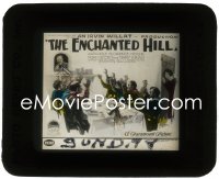 1p1712 ENCHANTED HILL glass slide 1926 great image of Jack Holt with machine gun pointed at enemies!