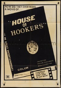 1p1532 HOUSE OF HOOKERS 1sh 1970s prostitution, lessons in love you won't find in a book!