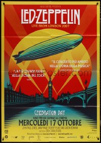 1p0361 LED ZEPPELIN: CELEBRATION DAY advance Italian 1p 2012 great Shepard Fairey artwork!