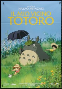 1p0368 MY NEIGHBOR TOTORO Italian 1p 2009 classic Hayao Miyazaki anime cartoon, great image!