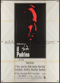 1p0393 GODFATHER Italian 2p R1970s art of Marlon Brando, Francis Ford Coppola crime classic!