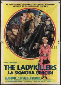 1p0749 LADYKILLERS Italian 2p R1977 wonderful Ferrari art of Guinness & gang over Katie Johnson!