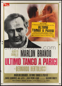 1p0398 LAST TANGO IN PARIS Italian 2p 1972 Marlon Brando, Maria Schneider, Bernardo Bertolucci