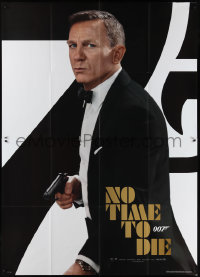 1p0402 NO TIME TO DIE teaser Italian 2p 2021 Daniel Craig as James Bond 007 w/ gun!