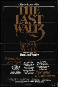 1p1552 LAST WALTZ 1sh 1978 Martin Scorsese, it started as a rock concert & became a celebration!