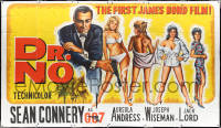 1p0667 DR. NO hand-painted 89x155 Lebanese poster R2000s different art of Sean Connery as James Bond!