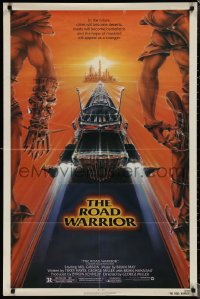 1p1563 MAD MAX 2: THE ROAD WARRIOR 1sh 1982 Mel Gibson in the title role, great art by Commander!