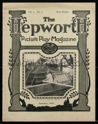 1p0967 HEPWORTH vol 1 no 1 English exhibitor magazine January 1920 great movie images & information!