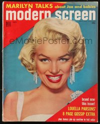 1p1103 MODERN SCREEN magazine September 1954 Marilyn Monroe Talks About Joe DiMaggio and Babies!