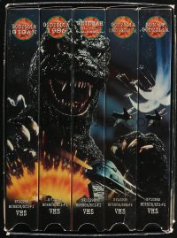 1p0110 GODZILLA VHS set 1998 kaiju tokusatsu rubbery battling monsters, Ghidrah & more!