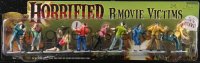 1p0111 HORRIFIED toy figure set 2000s all posed b-movie victims, you provide the monster!