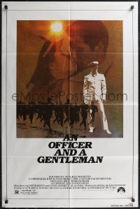 1p1585 OFFICER & A GENTLEMAN 1sh 1982 Richard Gere & Debra Winger in love & in the U.S. Navy!