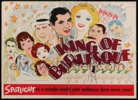 1p0136 KING OF BURLESQUE 16x22 pressbook 1935 Alice Faye, Warner Baxter, Oakie, Fats Waller, rare!