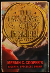 1p0583 LAST DAYS OF POMPEII pressbook 1935 Ernest Schoedsack epic of volcanic eruption, ultra rare!