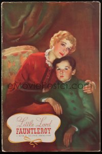 1p0587 LITTLE LORD FAUNTLEROY pressbook 1936 great art of Freddie Bartholomew & Dolores Costello!