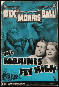 1p0591 MARINES FLY HIGH pressbook 1940 Lucille Ball, Richard Dix & Chester Morris, ultra rare!