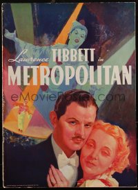 1p0143 METROPOLITAN 16x22 pressbook 1936 great art of Lawrence Tibbett & Virginia Bruce, ultra rare!