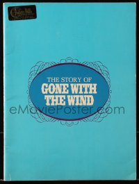 1p1223 GONE WITH THE WIND souvenir program book R1967 the story behind the most classic movie!