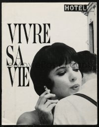 1p1174 MY LIFE TO LIVE French promo brochure 1962 Godard's Vivre sa Vie, sexy Anna Karina!