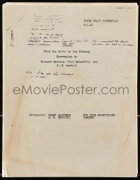 1p1040 DR. NO script copy 2000s you can see exactly how the original script was written!