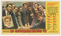 1p1810 OCEAN'S 11 Spanish herald R1963 Sinatra, Martin, Davis Jr., Dickinson, Lawford, Rat Pack!