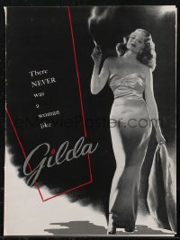 1p1189 GILDA 4-page trade ad 1946 sexy Rita Hayworth full-length in sheath dress, Glenn Ford!