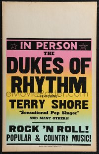 1p0440 DUKES OF RHYTHM Benton WC 1960s Terry Shore, Sensational Pop Singer, rock & country music!