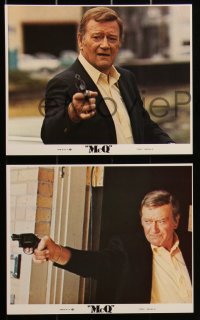 1p1869 McQ 16 int'l 8x10 mini LCs 1974 directed by John Sturges, John Wayne, Diana Muldaur!