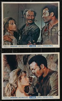 1p1829 EL CONDOR 8 color English FOH LCs 1970 Jim Brown, Lee Van Cleef, Mariana Hill, Patrick O'Neal!