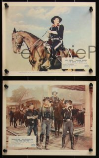 1p1838 HORSE SOLDIERS 8 color English FOH LCs 1959 Cavalrymen John Wayne & William Holden, John Ford!