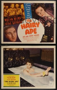 1p1307 HAIRY APE 8 LCs 1944 written by Eugene O'Neill, William Bendix & Susan Hayward!