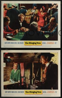 1p1351 HANGING TREE 4 LCs 1959 Delmer Daves, cowboy Gary Cooper, Maria Schell & Karl Malden!