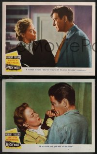 1p1345 HIGH WALL 6 LCs 1948 Robert Taylor stares at Audrey Totter who risked her reputation for him!