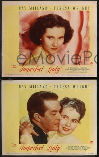 1p1311 IMPERFECT LADY 8 LCs 1946 Teresa Wright, who can send Ray Milland to his death?