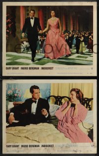 1p1313 INDISCREET 8 LCs 1958 great images of Cary Grant, Ingrid Bergman, directed by Stanley Donen!