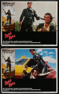 1p1318 MAD MAX 8 LCs 1980 George Miller & Mel Gibson Australian classic, rare complete set!