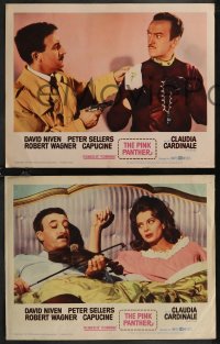 1p1324 PINK PANTHER 8 LCs 1964 Peter Sellers, David Niven, Capucine, Wagner, Blake Edwards!